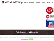 Tablet Screenshot of medaroptyk.pl